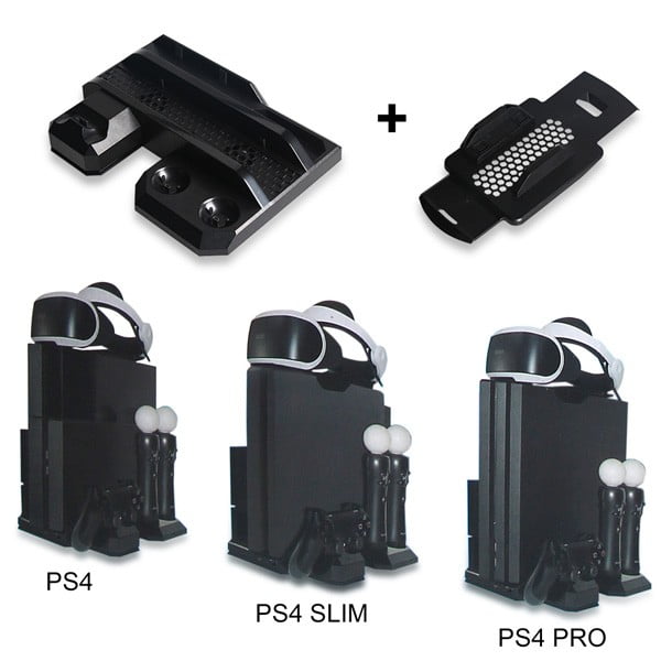 Twin Move VR Charging Docking Cooling Station Βάση Φόρτισης - PS4 Fat Console