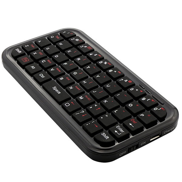 Mini Bluetooth Keyboard Black Πληκτρολόγιο Μαύρο - Android / Apple / Laptop / PC / PS3 / PS4
