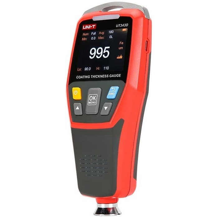 Uni-T UT343D Ψηφιακός Μετρητής Πάχους Χρώματος Uni-T UT343D Ψηφιακός Μετρητής Πάχους Χρώματος