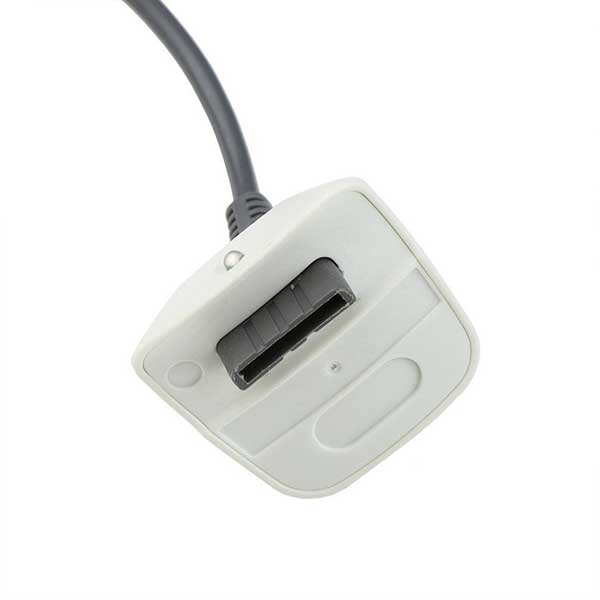 USB Charging Adapter Cable Φορτιστής White - Xbox 360 Controller