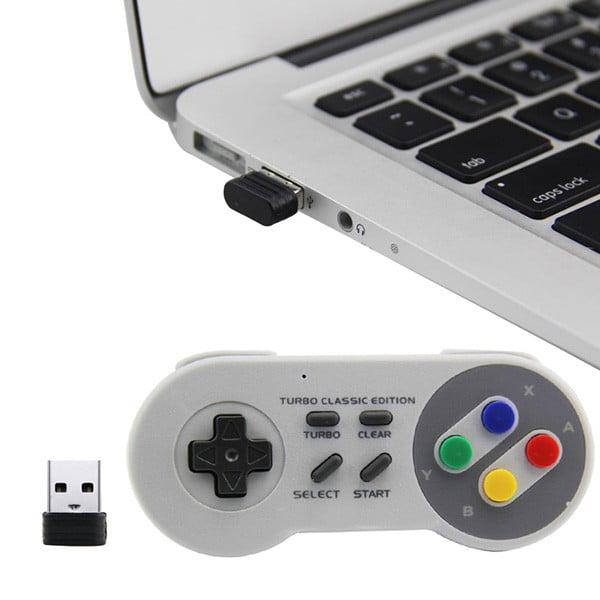 Χειριστήριο Ασύρματο Wireless Controller GamePad Retro SNES - PC USB / NES