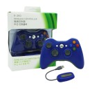 Wireless Gamepad Blue With Adapter Ασύρματο Χειριστήριο Μπλε - PC / Xbox 360 Controller