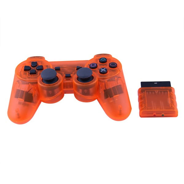 Wireless Gamepad Crystal Orange Ασύρματο Χειριστήριο Πορτοκαλί - Playstation 2 Controller