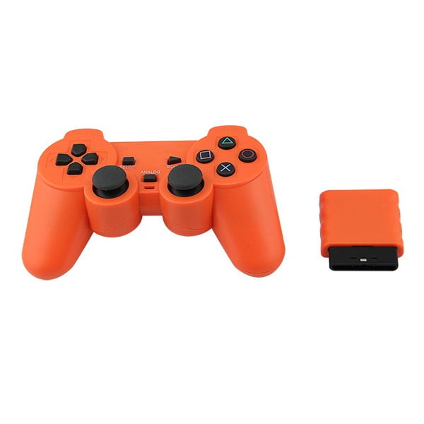 Wireless Gamepad Orange Ασύρματο Χειριστήριο Πορτοκαλί - Playstation 2 Controller Wireless Gamepad Orange Ασύρματο Χειριστήριο Πορτοκαλί - Playstation 2 Controller