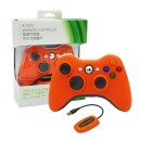 Wireless Gamepad Orange With Adapter Ασύρματο Χειριστήριο Πορτοκαλί - PC / Xbox 360 Controller