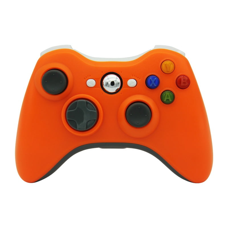 Wireless Gamepad Orange With Adapter Ασύρματο Χειριστήριο Πορτοκαλί - PC / Xbox 360 Controller