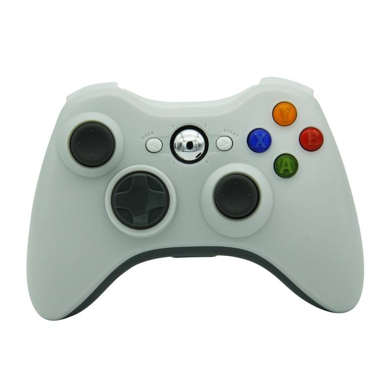 Wireless Gamepad White With Adapter Ασύρματο Χειριστήριο Άσπρο - PC / Xbox 360 Controller