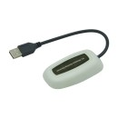 Wireless Gamepad White With Adapter Ασύρματο Χειριστήριο Άσπρο - PC / Xbox 360 Controller