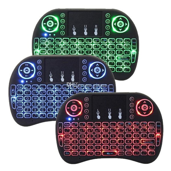 Ασύρματο Πληκτρολόγιο Wireless Keyboard BackLight & With Mouse Touchpad TV / Kodi / Consoles / HTPC / Android TV Box