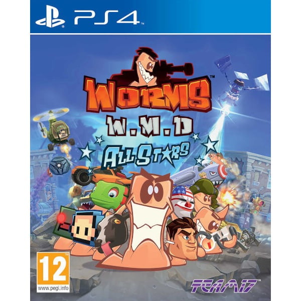 Worms Weapons Of Mass Destruction All Stars - PS4 Game Worms Weapons Of Mass Destruction All Stars - PS4 Game