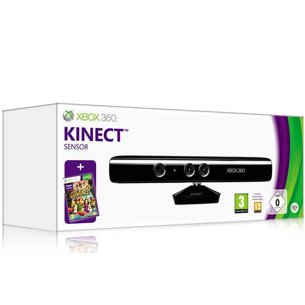 Microsoft Kinect Sensor + Kinect Adventures - Xbox 360