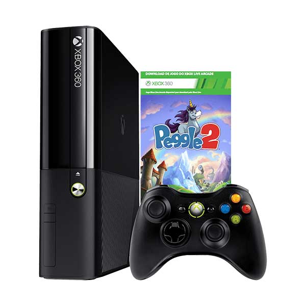 Κονσόλα Microsoft Xbox 360 E 4GB + Peggle 2