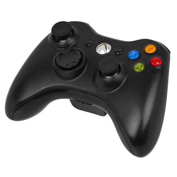 Ασύρματο Χειριστήριο Μαύρο Black Microsoft Wireless Controller για Xbox 360