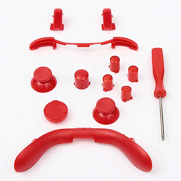 Buttons Set Mod Kits Red Κόκκινα ABXY LB RB LT RT - Xbox 360 Controller Buttons Set Mod Kits Red Κόκκινα ABXY LB RB LT RT - Xbox 360 Controller