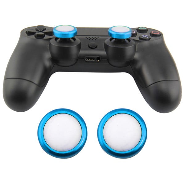 Analog Caps Aluminium ThumbStick Grips Blue - PS4 Controller
