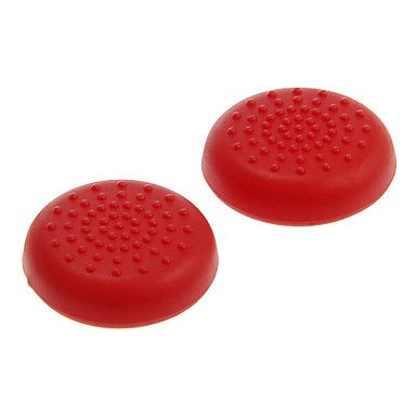 Analog Caps TPU ThumbStick Grips Red