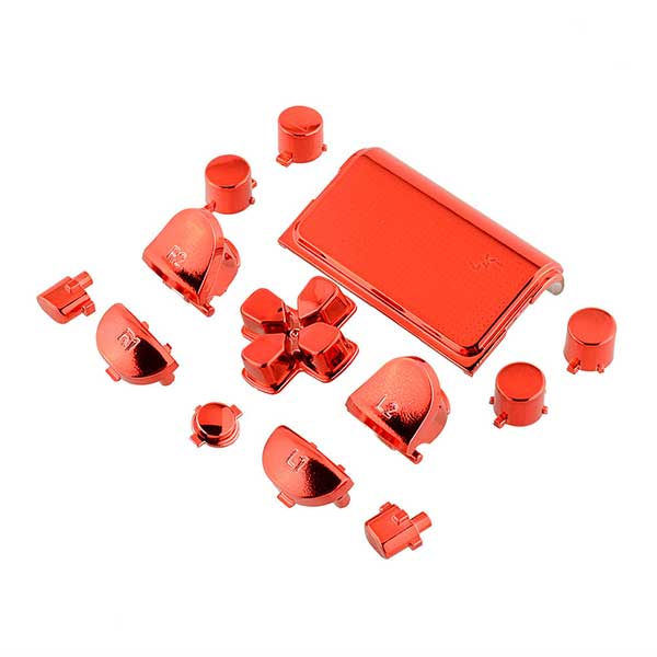 Buttons Set Mod Kits Red - PS4 V1 Controller
