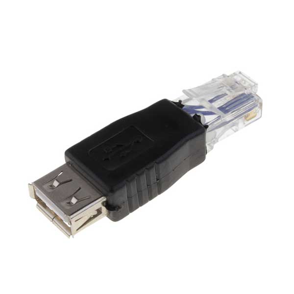 Female USB To Ethernet RJ45