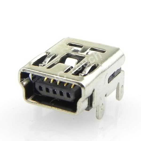 Mini USB Socket DIP Through Hole 5 Pin Female Mini B
