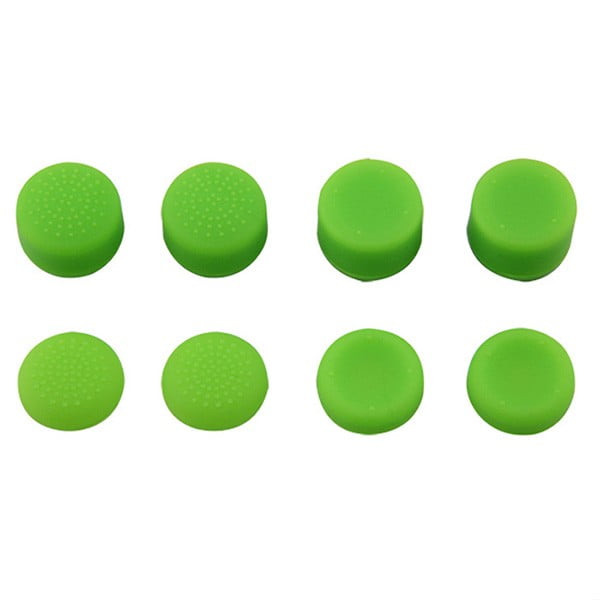 Analog Controller Thumb Stick Silicone Grip Cap Cover 8X Green Ornate