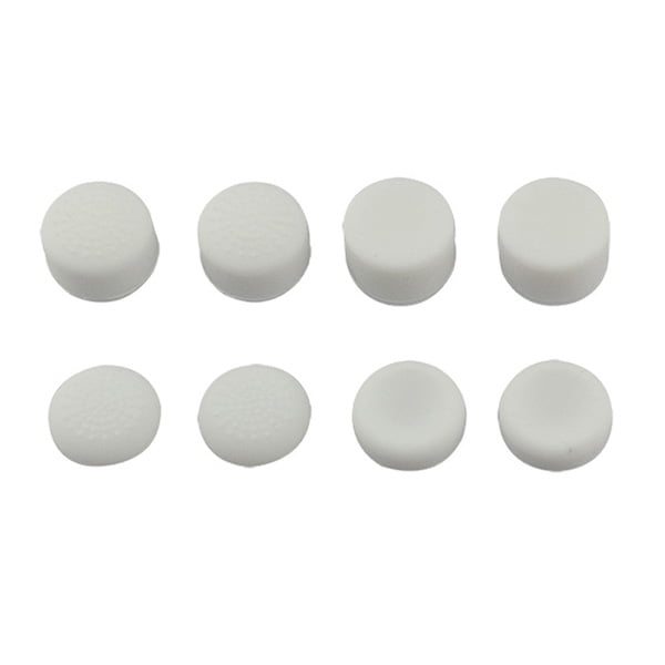 Analog Controller Thumb Stick Silicone Grip Cap Cover 8X White Ornate