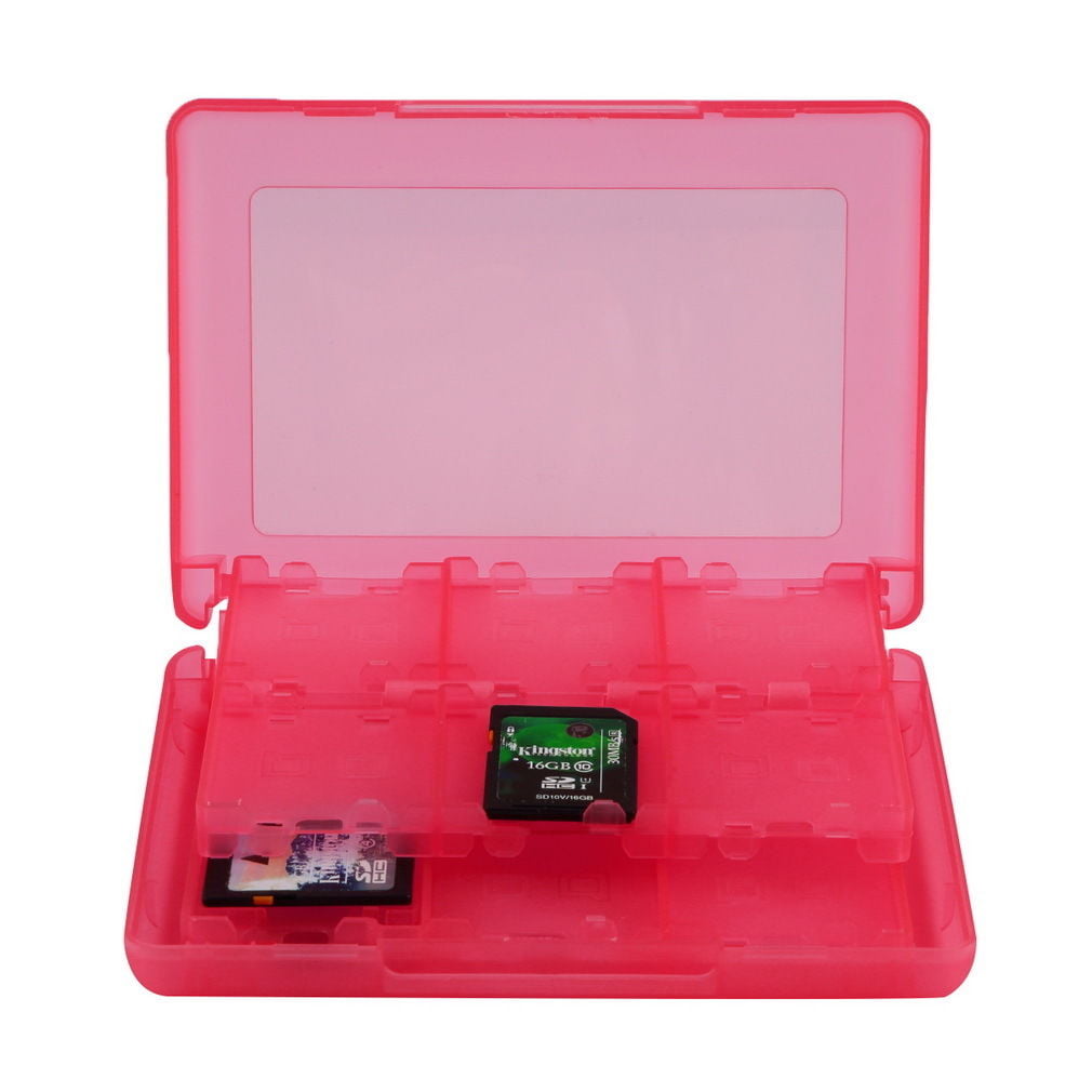 Game Card Case Holder Cartridge Box Red 28 σε 1 - Nintendo DS - 3DS