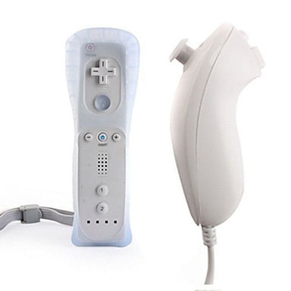 Remote Controller Motion Plus & Nunchuck White - Nintendo Wii / Wii U Controller