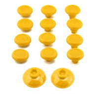 Analog Controller FPS ThumbSticks Grips Caps Cover 12X Yellow