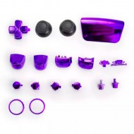 Buttons Electroplating Set Mod Kits Purple - PS5 Controller