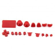 Buttons Plastic Set Mod Kits Red - PS4 V1.5 Controller