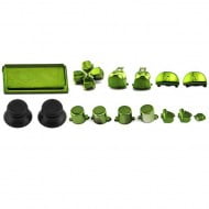 Buttons Set Mod Kits Green - PS4 V2 Controller