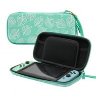 Carry Case Protection Green Flower - Nintendo Switch Console
