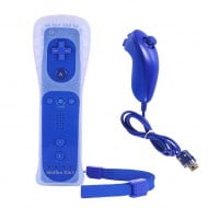 Remote Controller Motion Plus & Nunchuck Blue - Nintendo Wii / Wii U Controller
