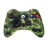 Silicone Case Skin Camouflage Light Green - Xbox 360 Controller