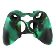 Silicone Case Skin Green / Black - Xbox 360 Controller