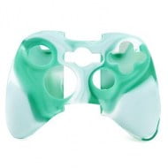 Silicone Case Skin Green / White - Xbox 360 Controller