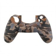 Silicone Case Skin Camouflage Brown / Black - PS4 Controller
