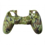 Silicone Case Skin Camouflage Green - PS4 Controller