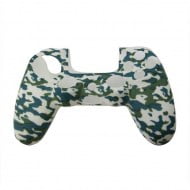Silicone Case Skin Camouflage White / Green - PS4 Controller