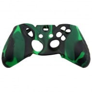 Silicone Case Skin Black / Green - Xbox One Controller