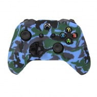 Silicone Case Skin Camouflage Blue - Xbox One Controller