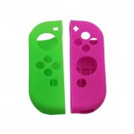 Silicone Case Skin Green & Purple - Nintendo Switch Joy Con Controller