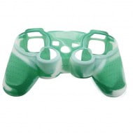 Silicone Case Skin Green / White - PS3 Controller