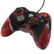 Silicone Case Multi Color Red / Black / White - Xbox 360 Controller