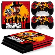 Sticker Skin Red Dead Redemption 2 - PS4 Pro Console