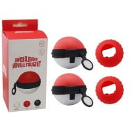 Storage Kit Case & Silicone Red Poke Ball - Nintendo Switch