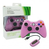 Wireless Gamepad Pink With Adapter - PC / Xbox 360 Controller