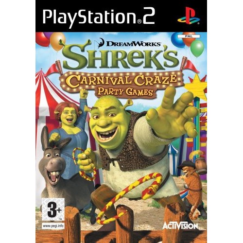 Shrek's Carnival Craze Party Games - PS2 Game