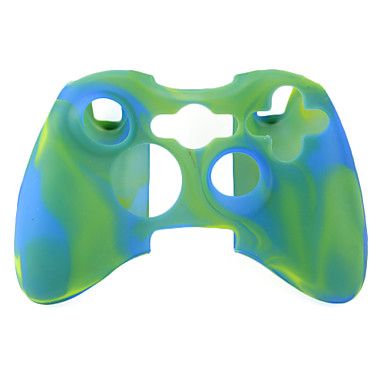 Silicone Case Skin Green / Blue - Xbox 360 Controller