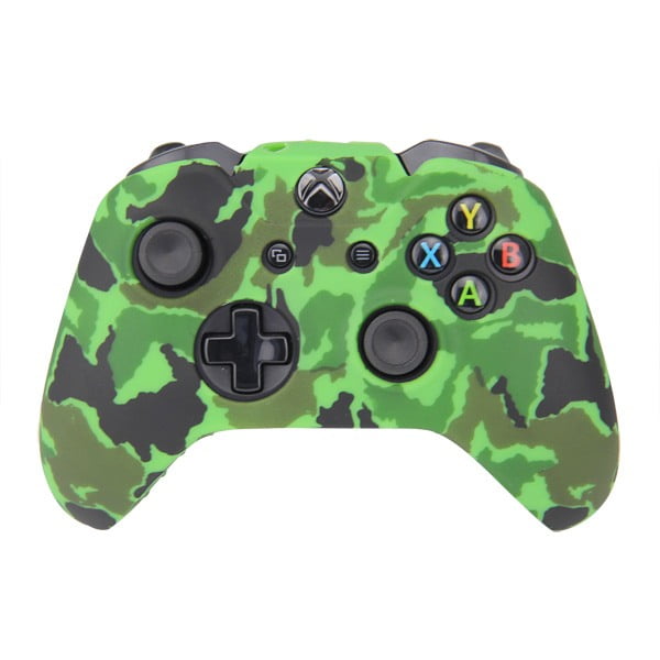 Silicone Case Skin Camouflage Dark Green - Xbox One Controller